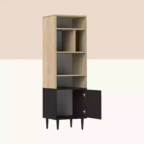 Lofton Small Bookcase Free 3D model