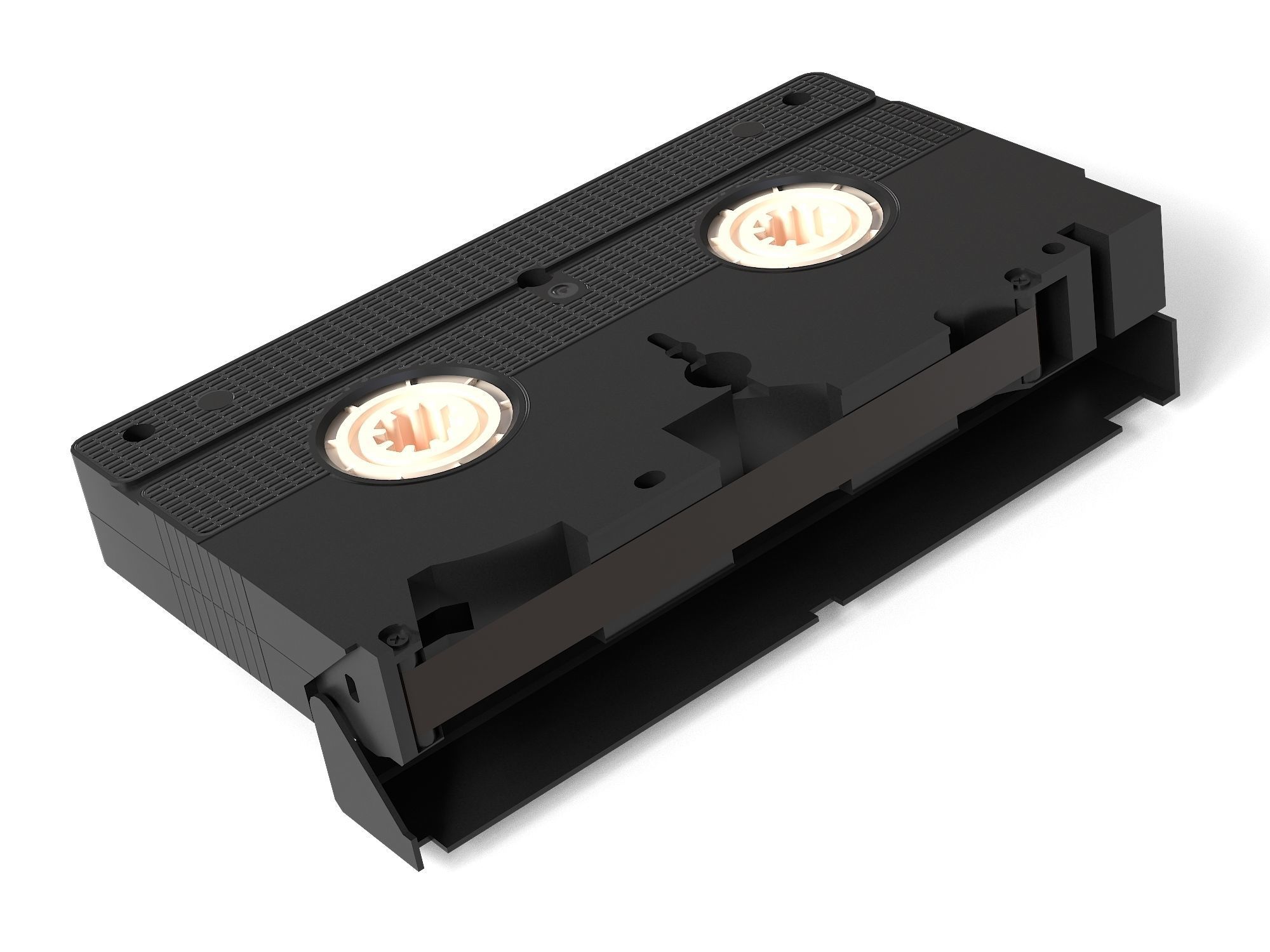 Video Cassette Player Sharp VC-M11  Low-poly 3D model_7