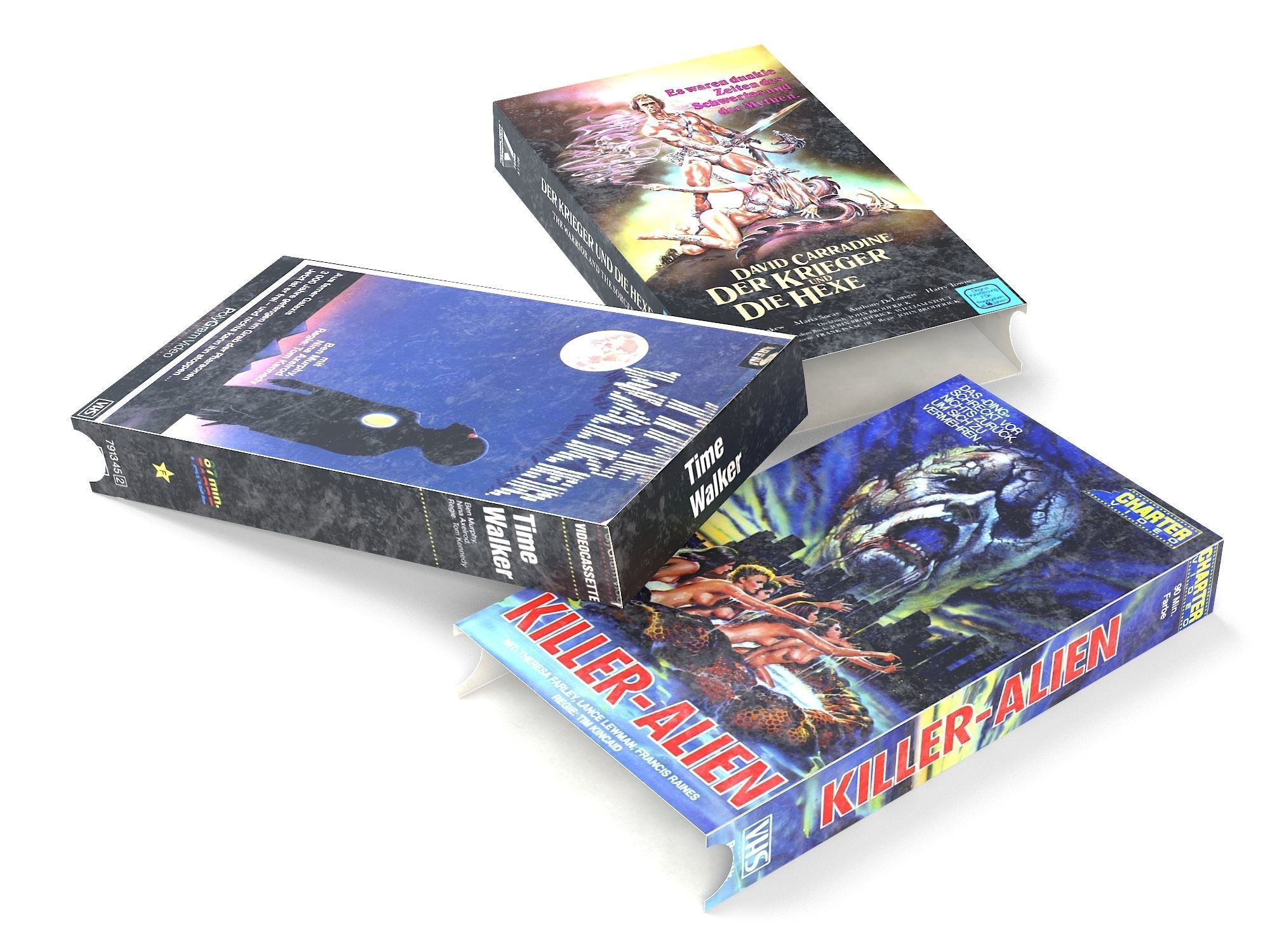 Video Cassette Player Sharp VC-M11  Low-poly 3D model_15