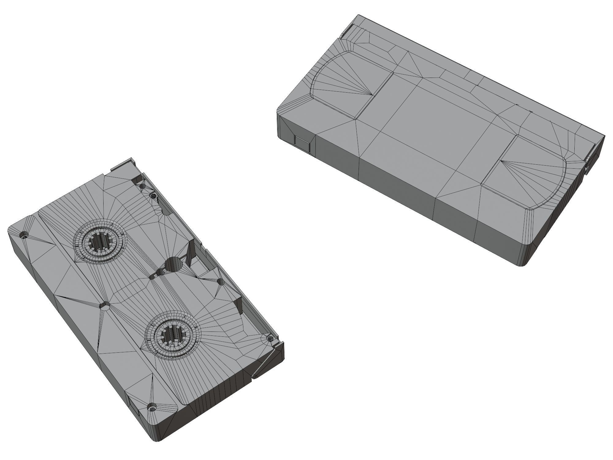 Video Cassette Player Sharp VC-M11  Low-poly 3D model_19