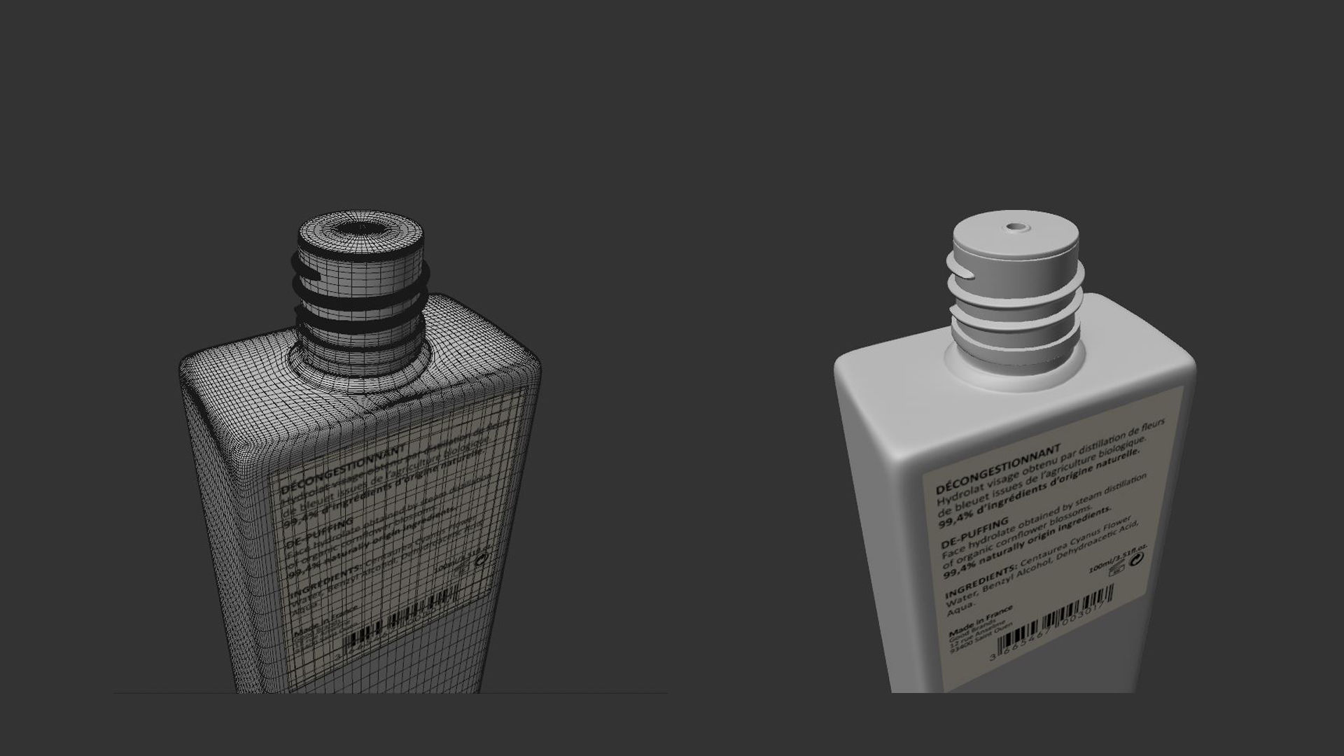 Typology - Hydrolat Bleuet Bio 3D model_3