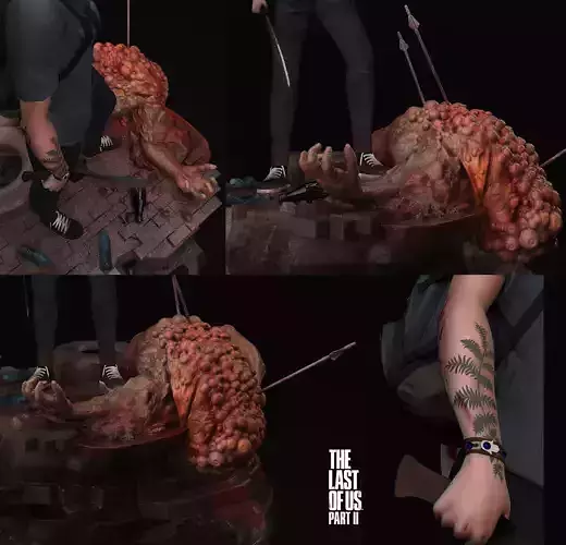 Ellie - The Last of Us Part 2 3D print model