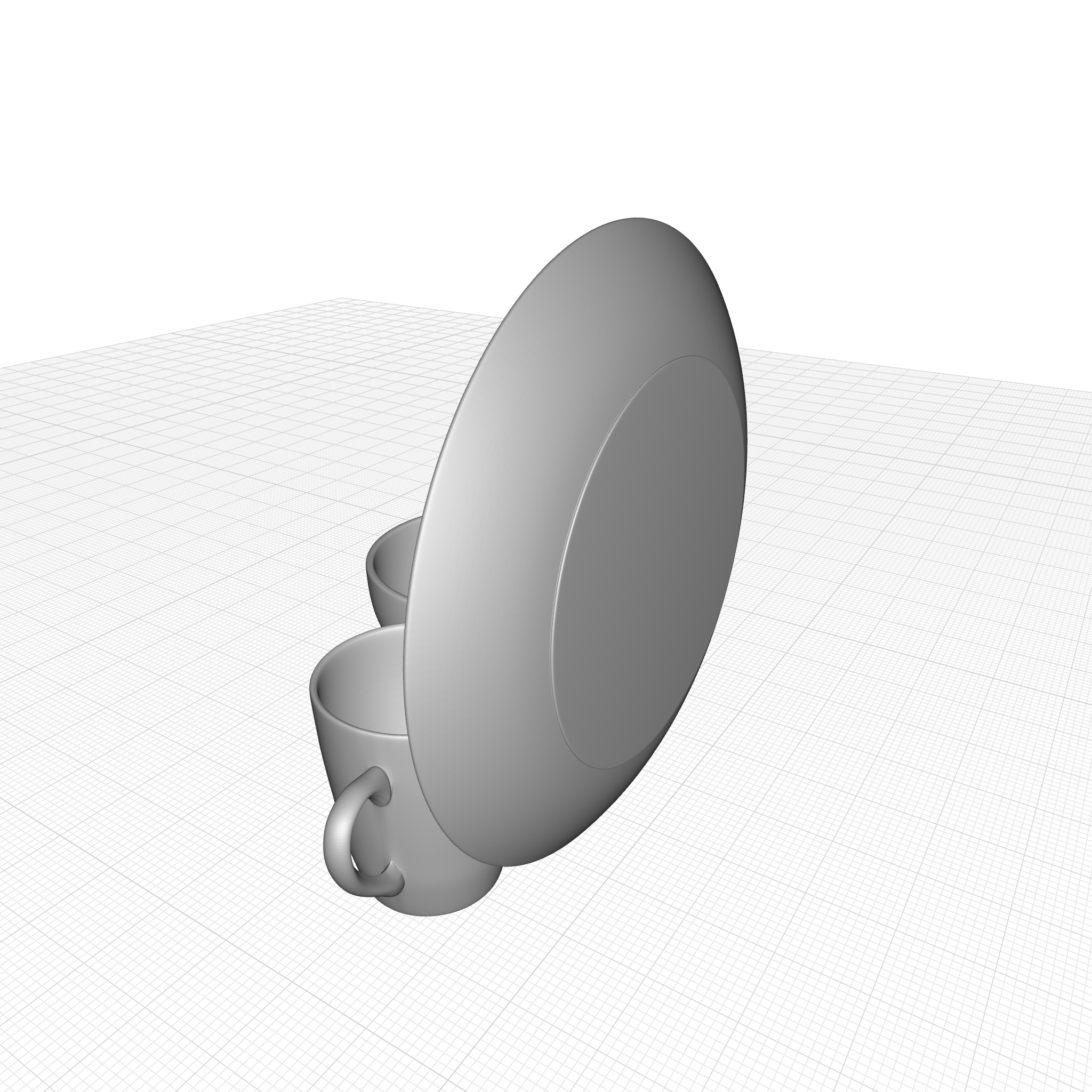 Lana Porcelain KitchenWare 3D model_5