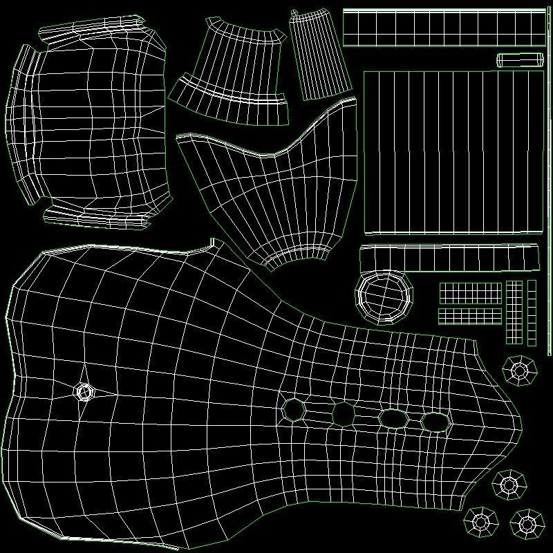 Auto hair curler Low-poly 3D model_7