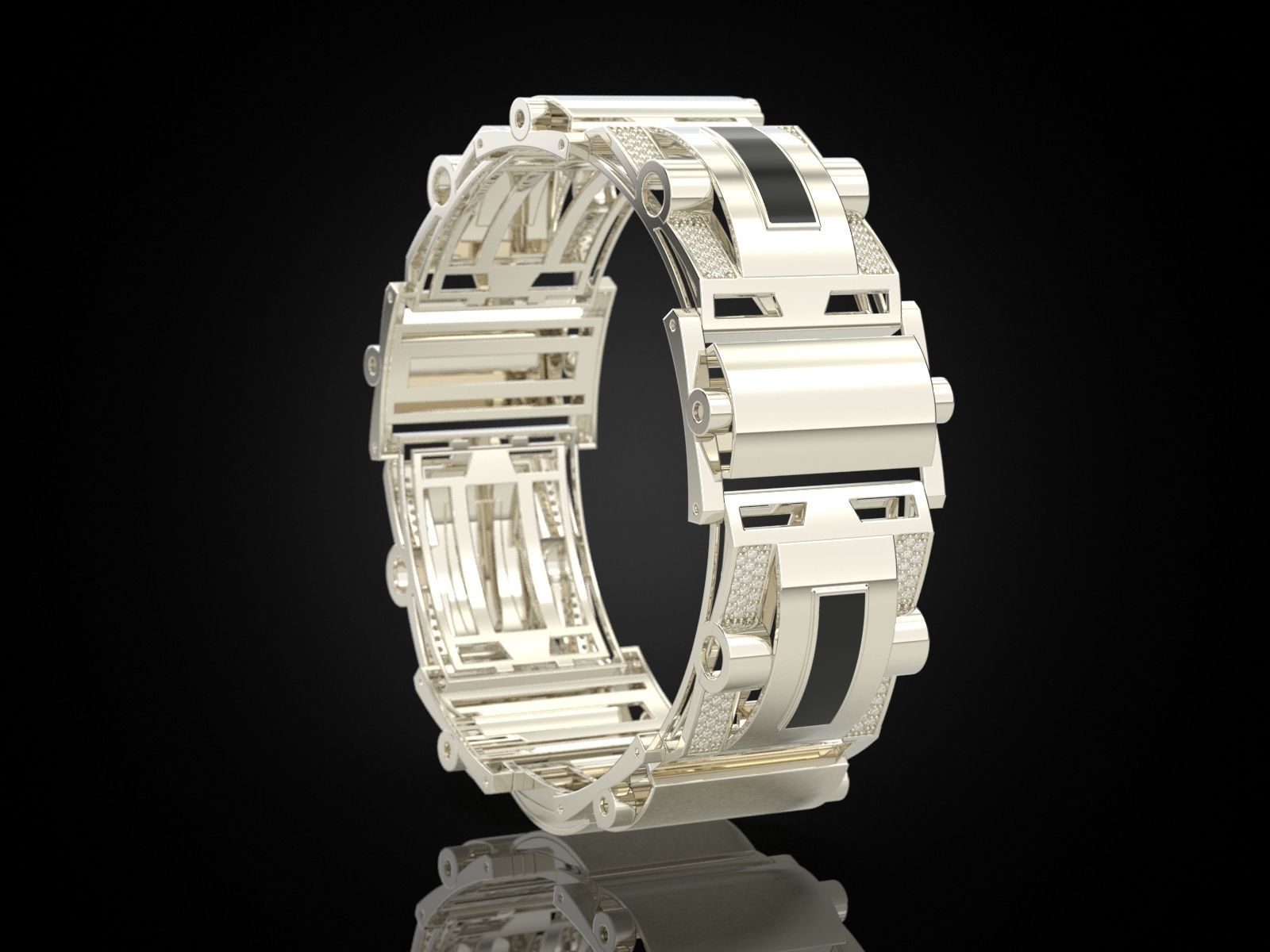Bracelet 4 V2 3D print model_10