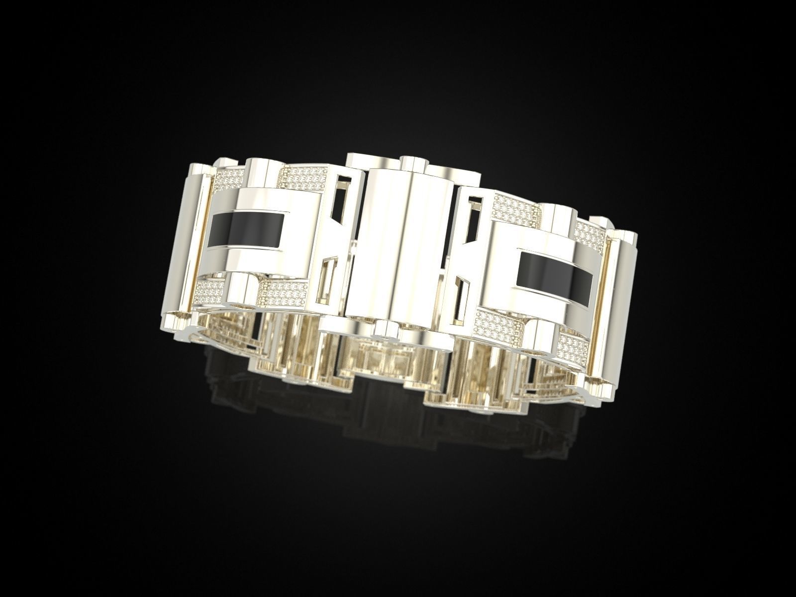 Bracelet 4 V2 3D print model_11