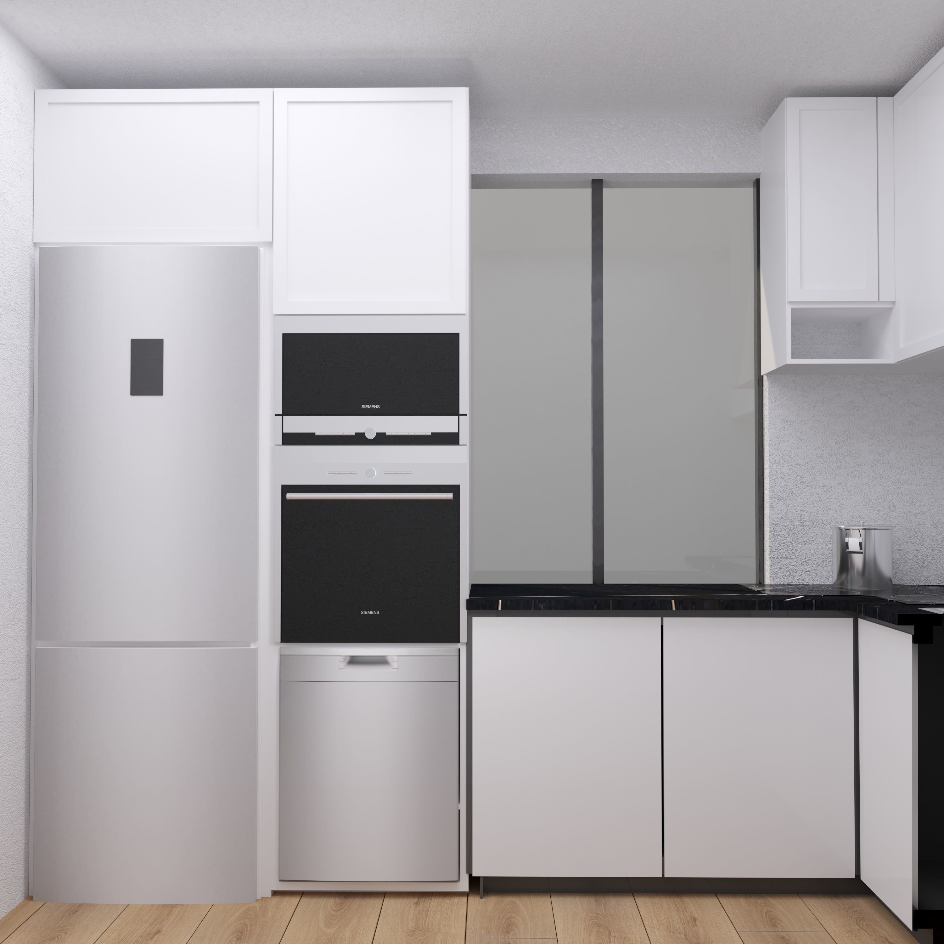 MODERN HOUSE CORONA RENDER EXTEIOR 3D model_12