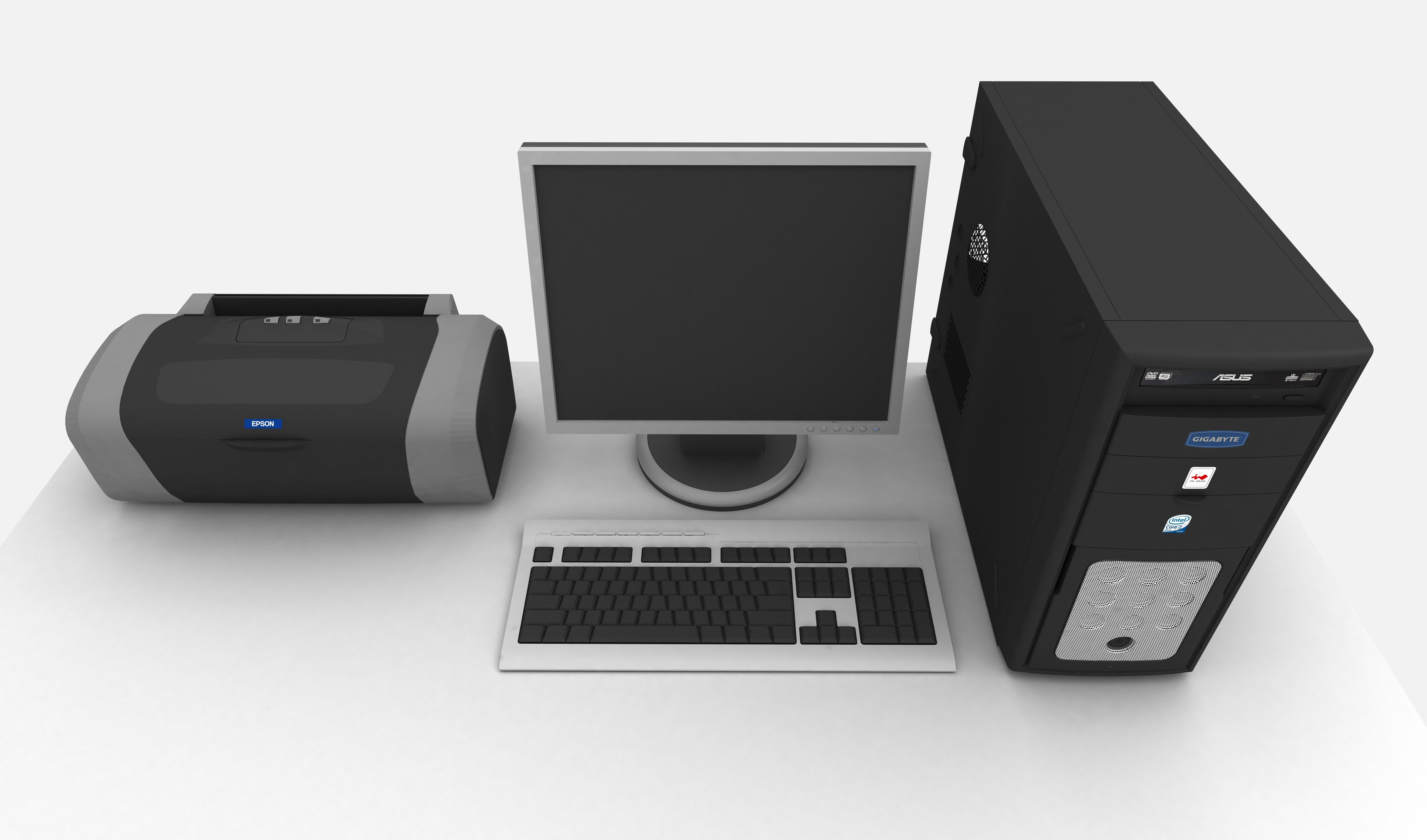 Computer 3D model_1