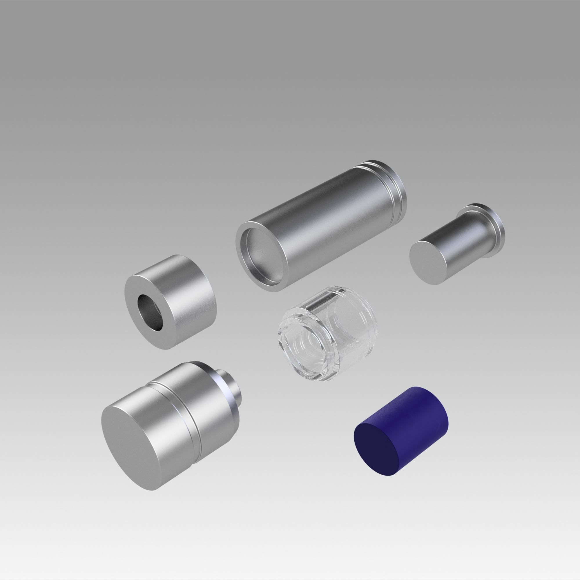 Dark Matter Aluminum Hypo Blood Draw Medical Tool 3D print model_10
