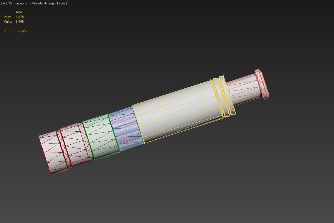 Dark Matter Aluminum Hypo Blood Draw Medical Tool 3D print model_11