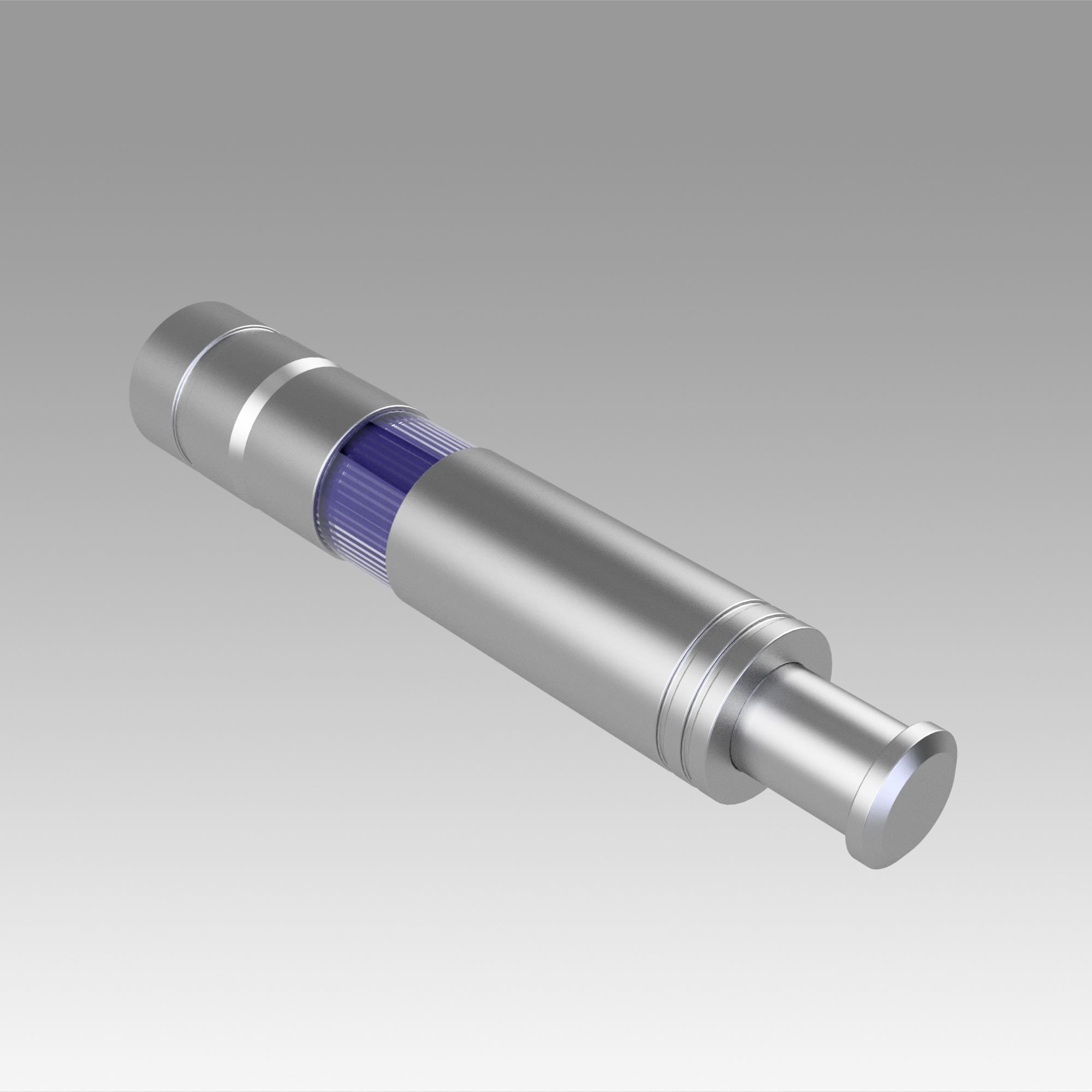 Dark Matter Aluminum Hypo Blood Draw Medical Tool 3D print model_4
