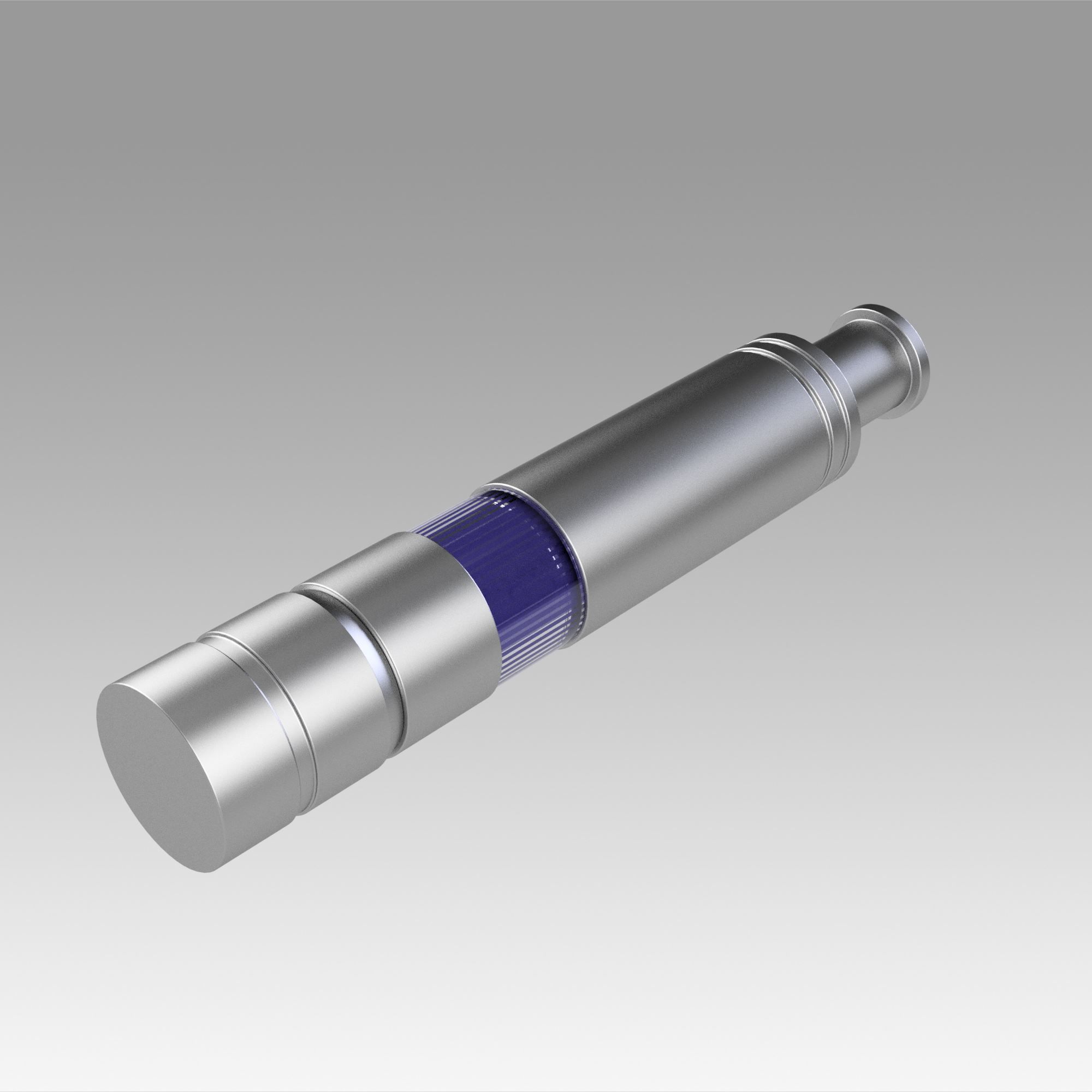 Dark Matter Aluminum Hypo Blood Draw Medical Tool 3D print model_2