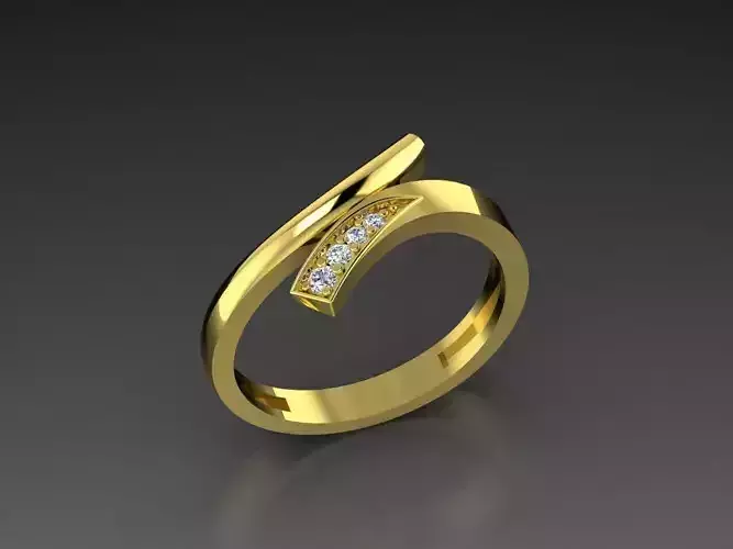 Diamond Jewelry Ring 3D print model Diamond Jewelry Ring 3D print model