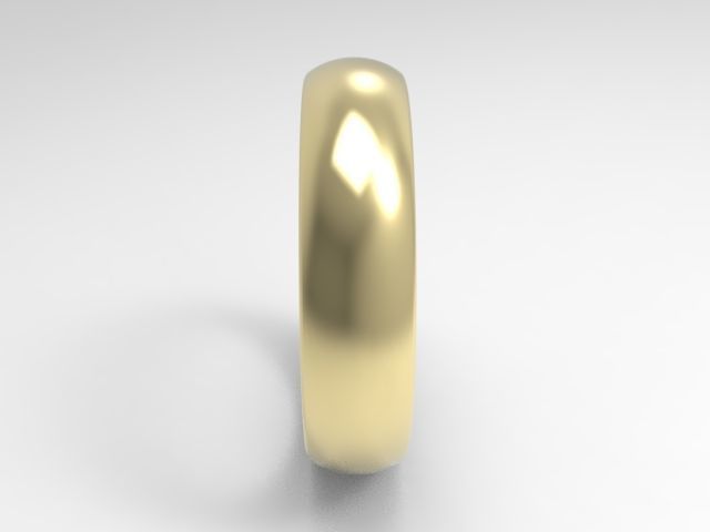 woman solitaire ring 7 part r00129 3D print model_4