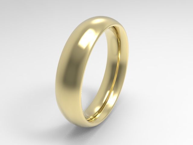 woman solitaire ring 7 part r00129 3D print model_5