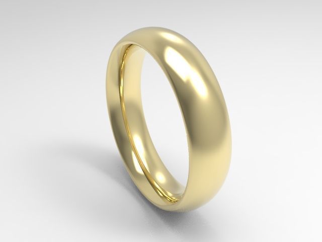 woman solitaire ring 7 part r00129 3D print model_9