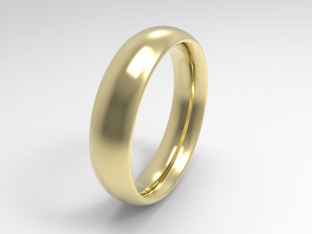 woman solitaire ring 7 part r00129 3D print model_11