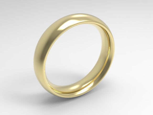 woman solitaire ring 7 part r00129 3D print model_6