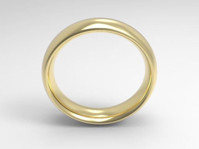 woman solitaire ring 7 part r00129 3D print model_7