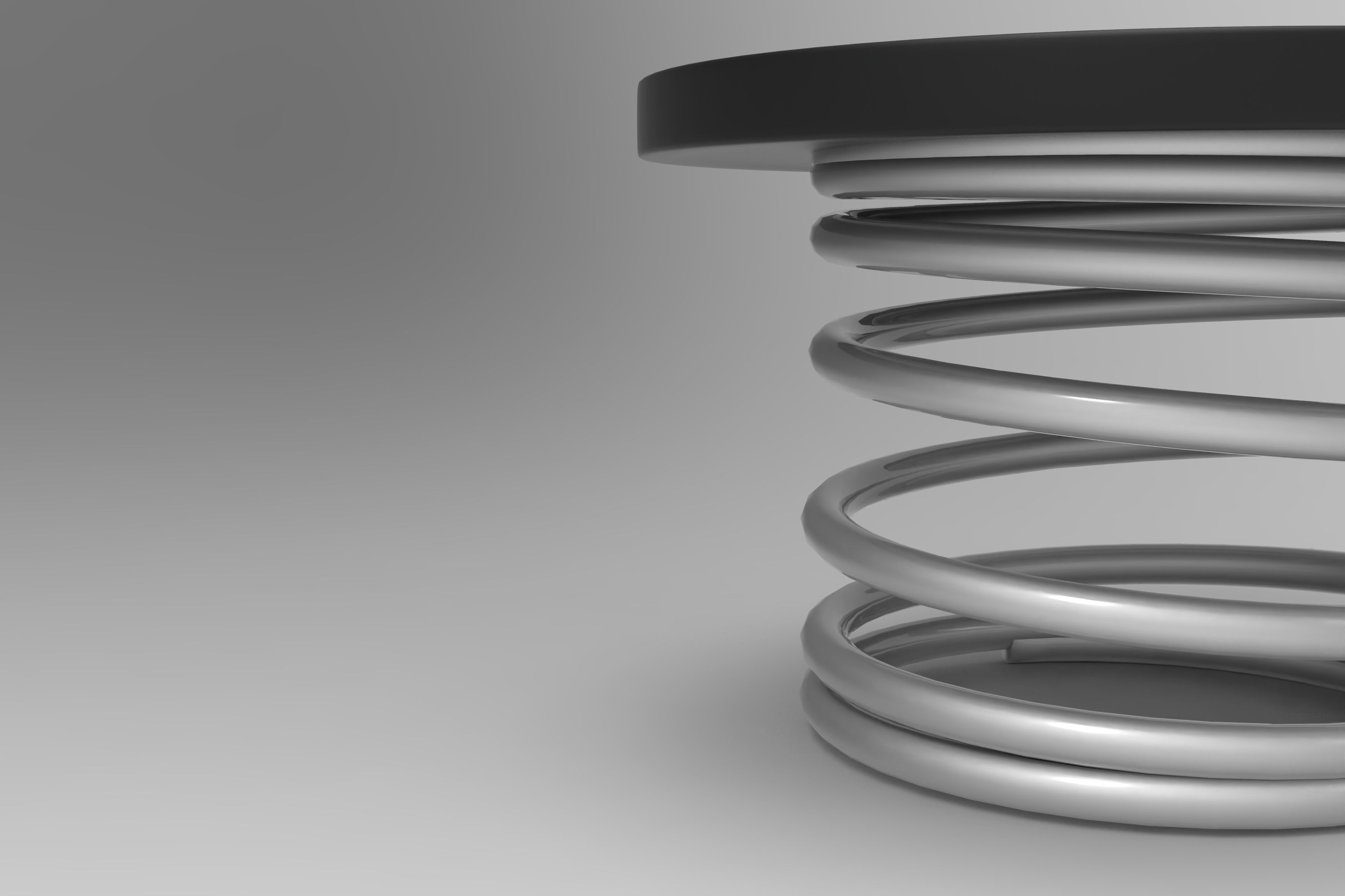 Spiral Table Low-poly 3D model_3