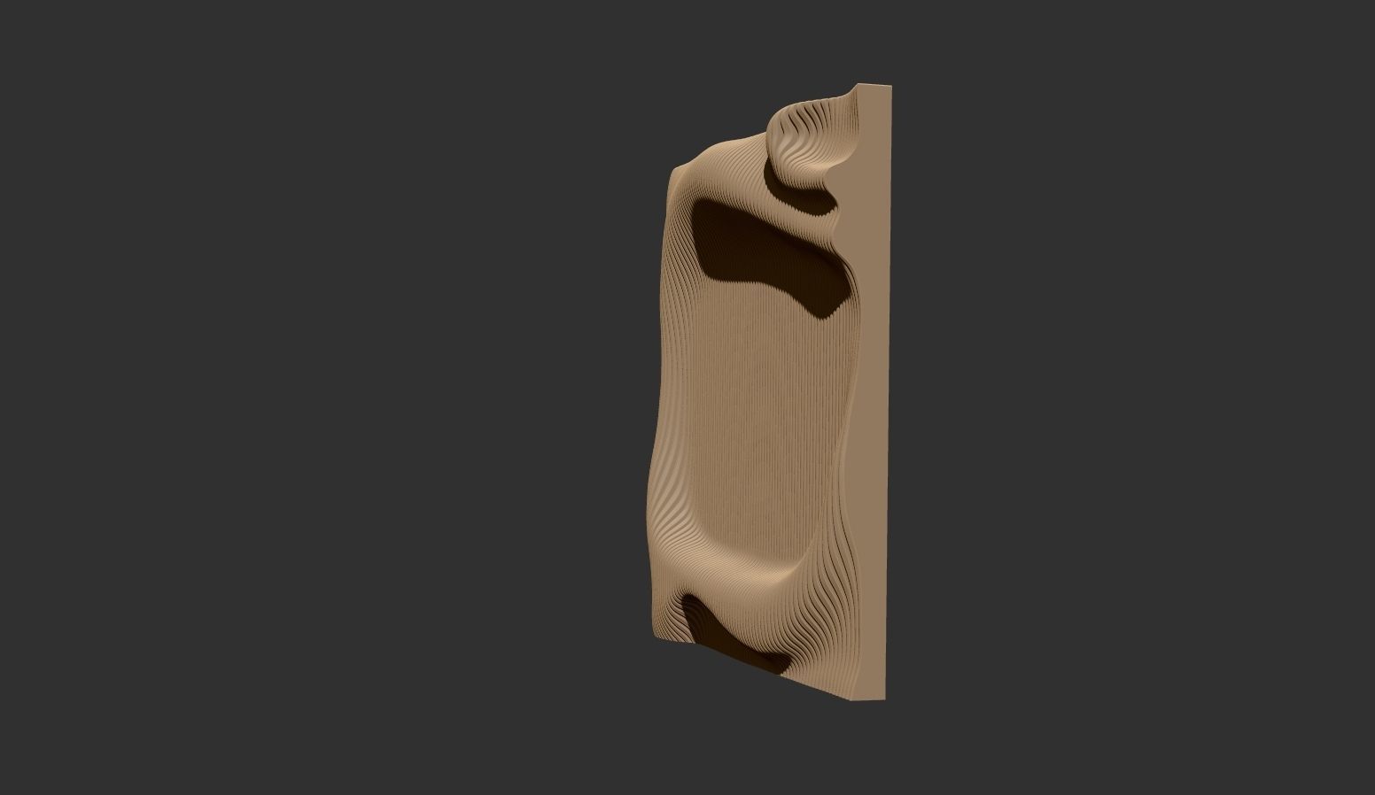 Parametric Wall decor  for cnc cutting 3D print model_7