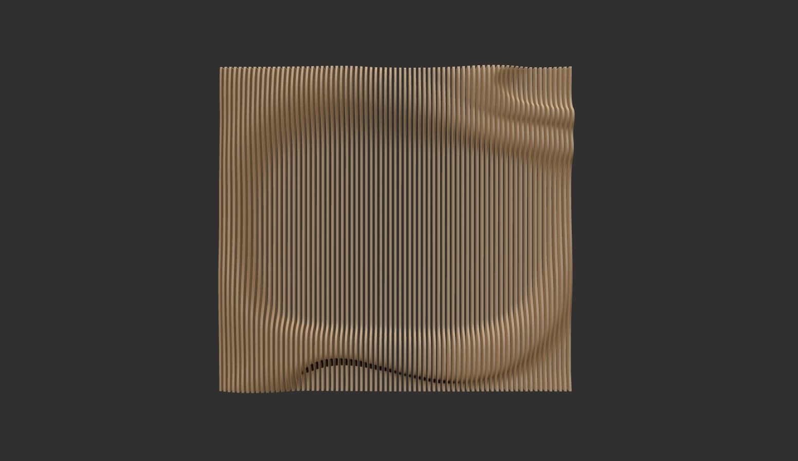 Parametric Wall decor  for cnc cutting 3D print model_3