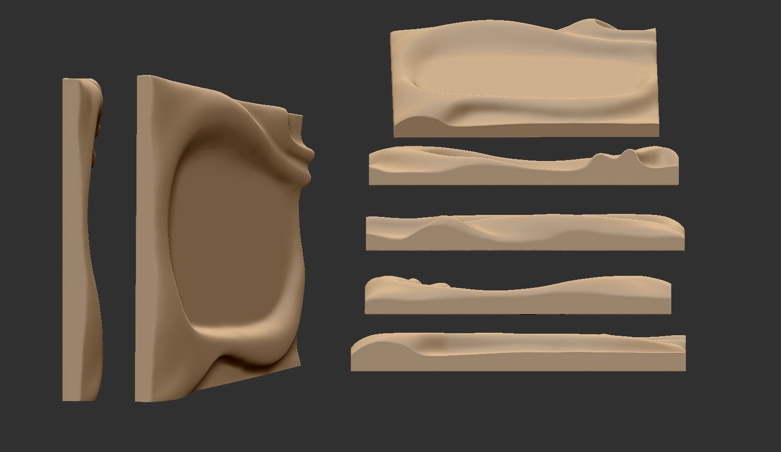 Parametric Wall decor  for cnc cutting 3D print model_8