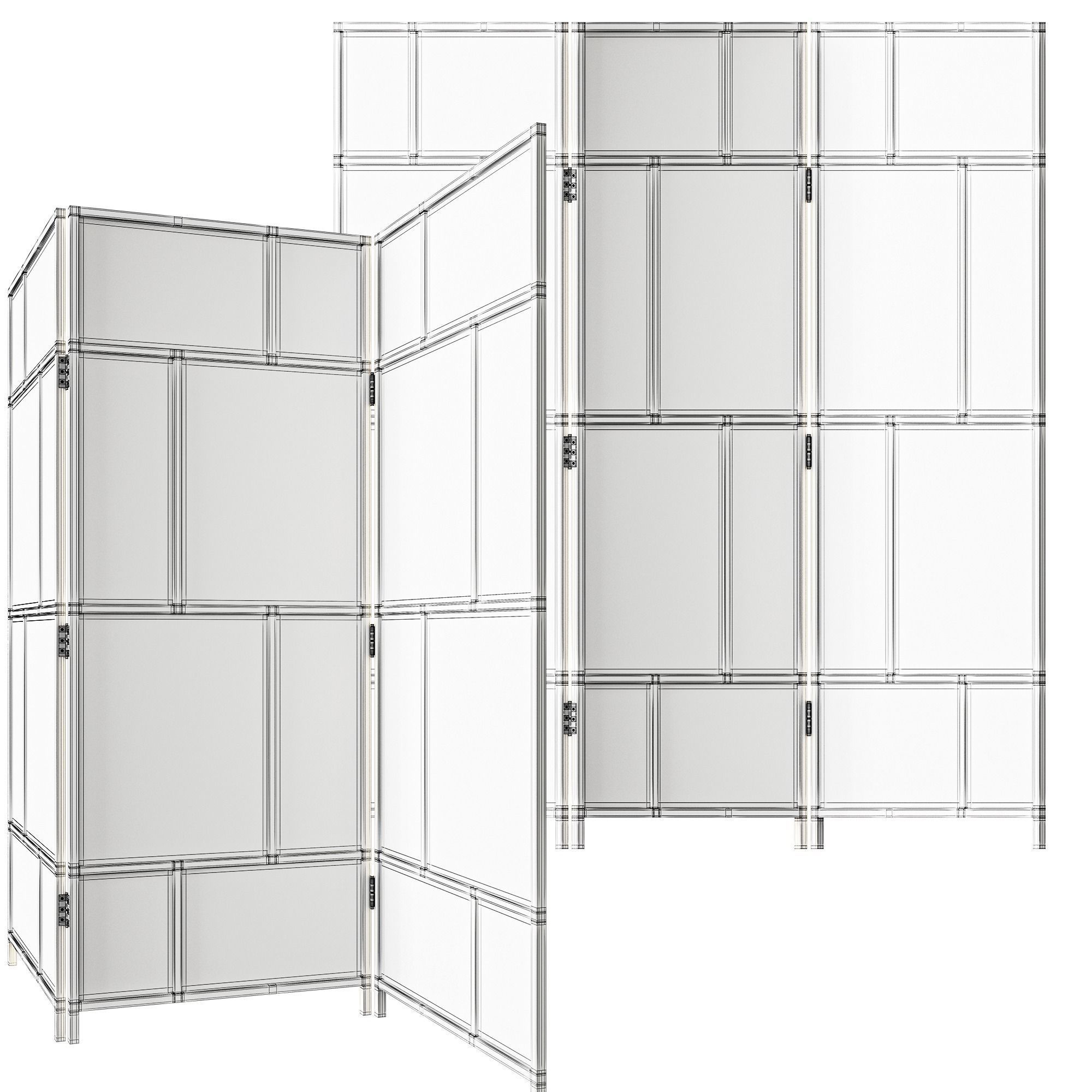 RISOR Partition IKEA 3D model_3