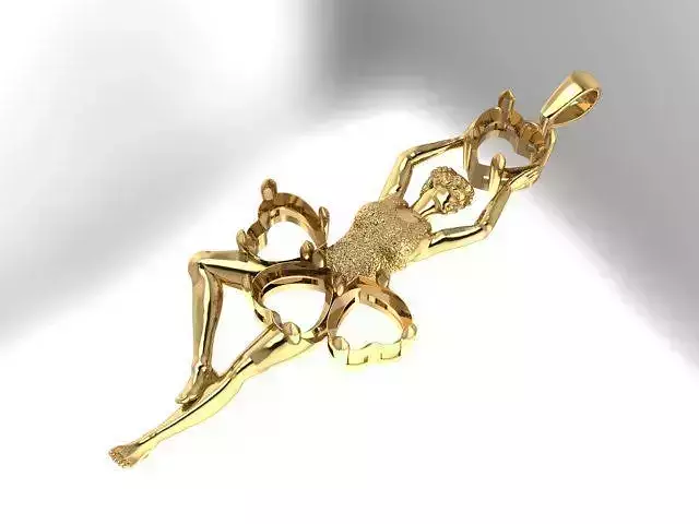 Dancer  pendant 