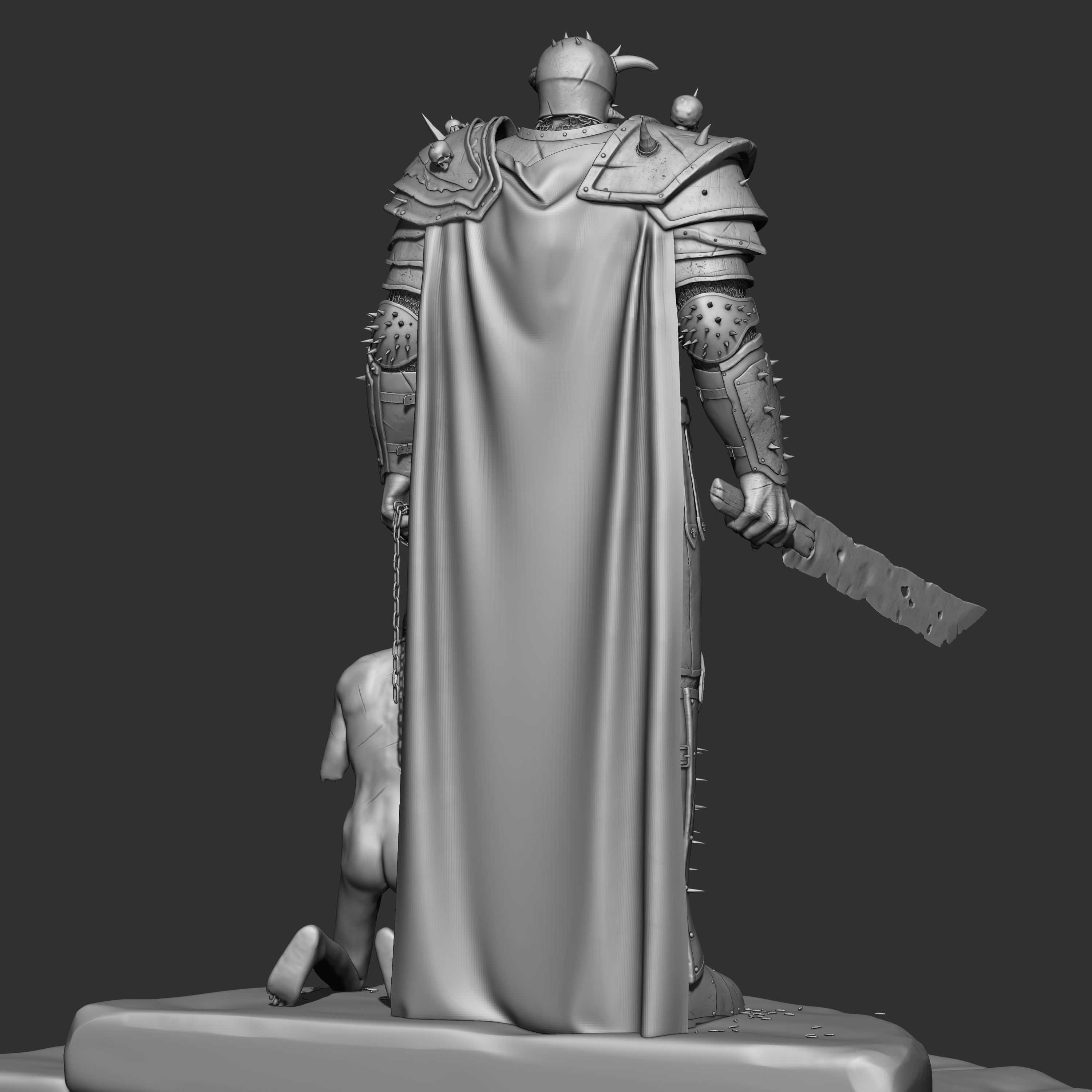 Death Guard Captain High Poly 3D model_5