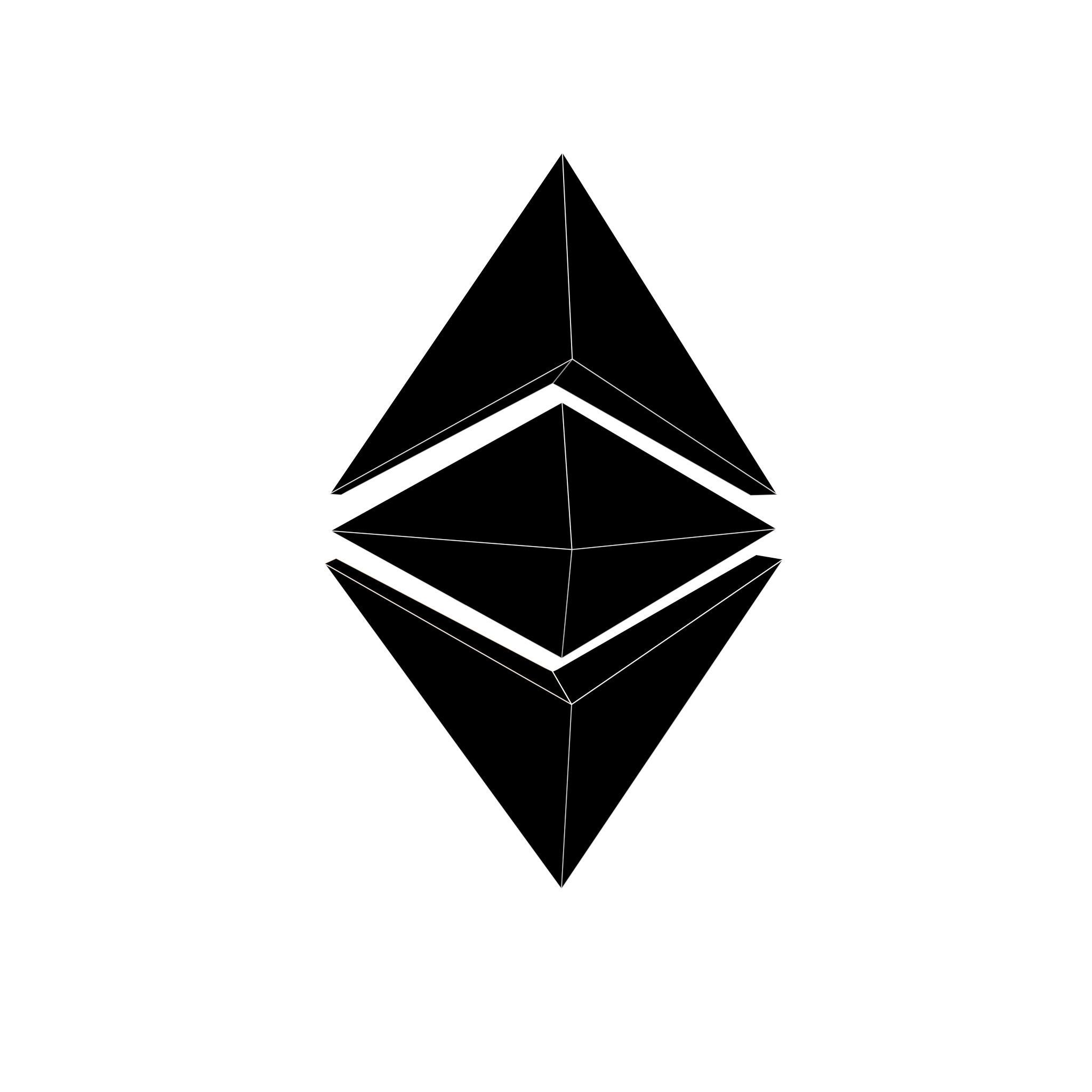 Ethereum Classic v1 005 Low-poly 3D model_4