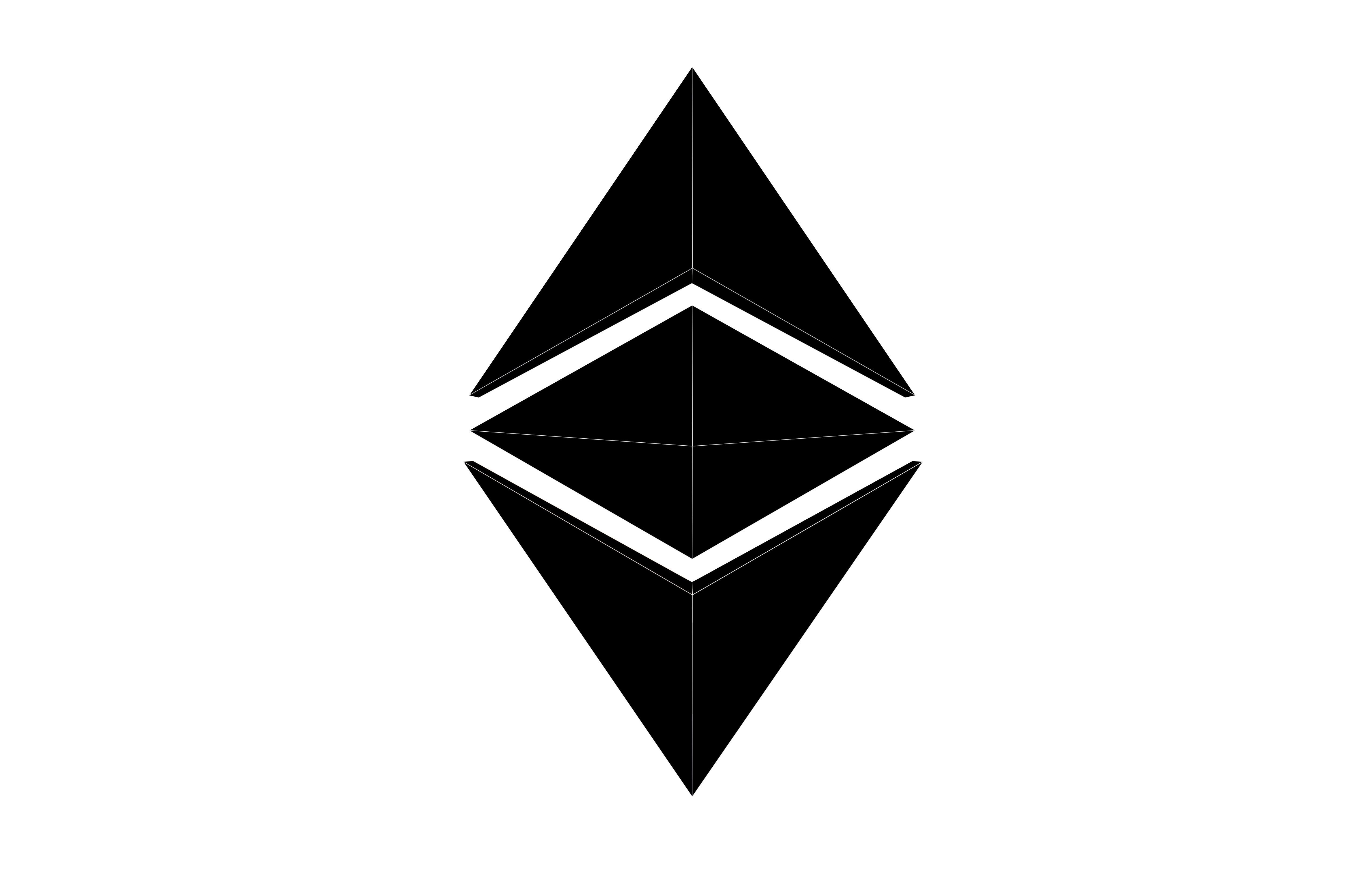 Ethereum Classic v1 008 Low-poly 3D model_5