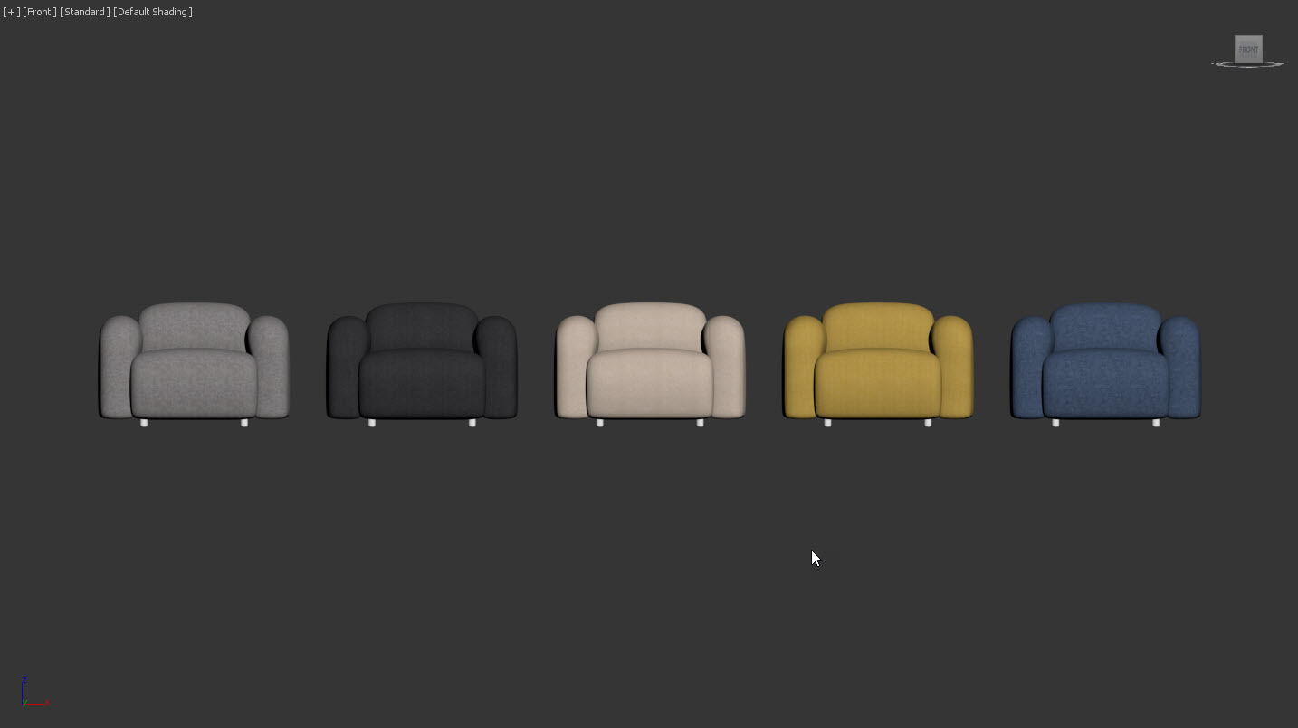 Swell Armchair by Normann Copenhagen 3D model_8