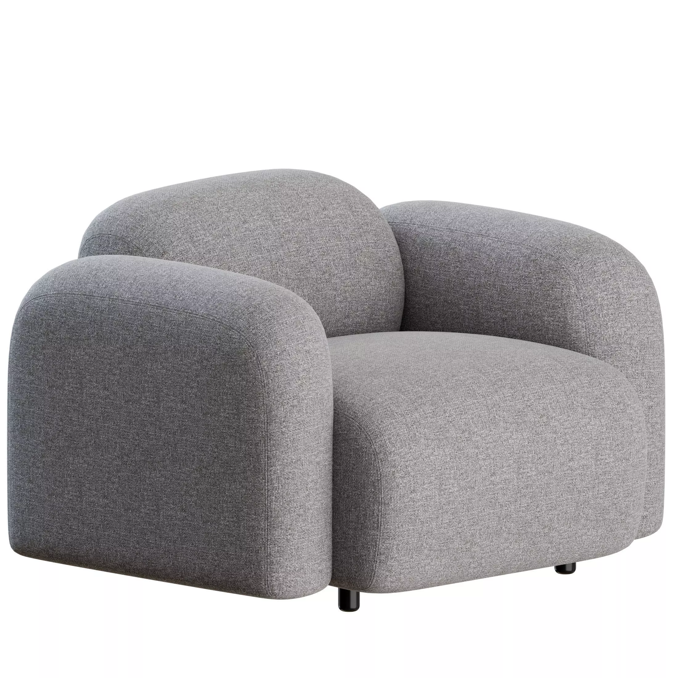 Swell Armchair by Normann Copenhagen 3D model_0