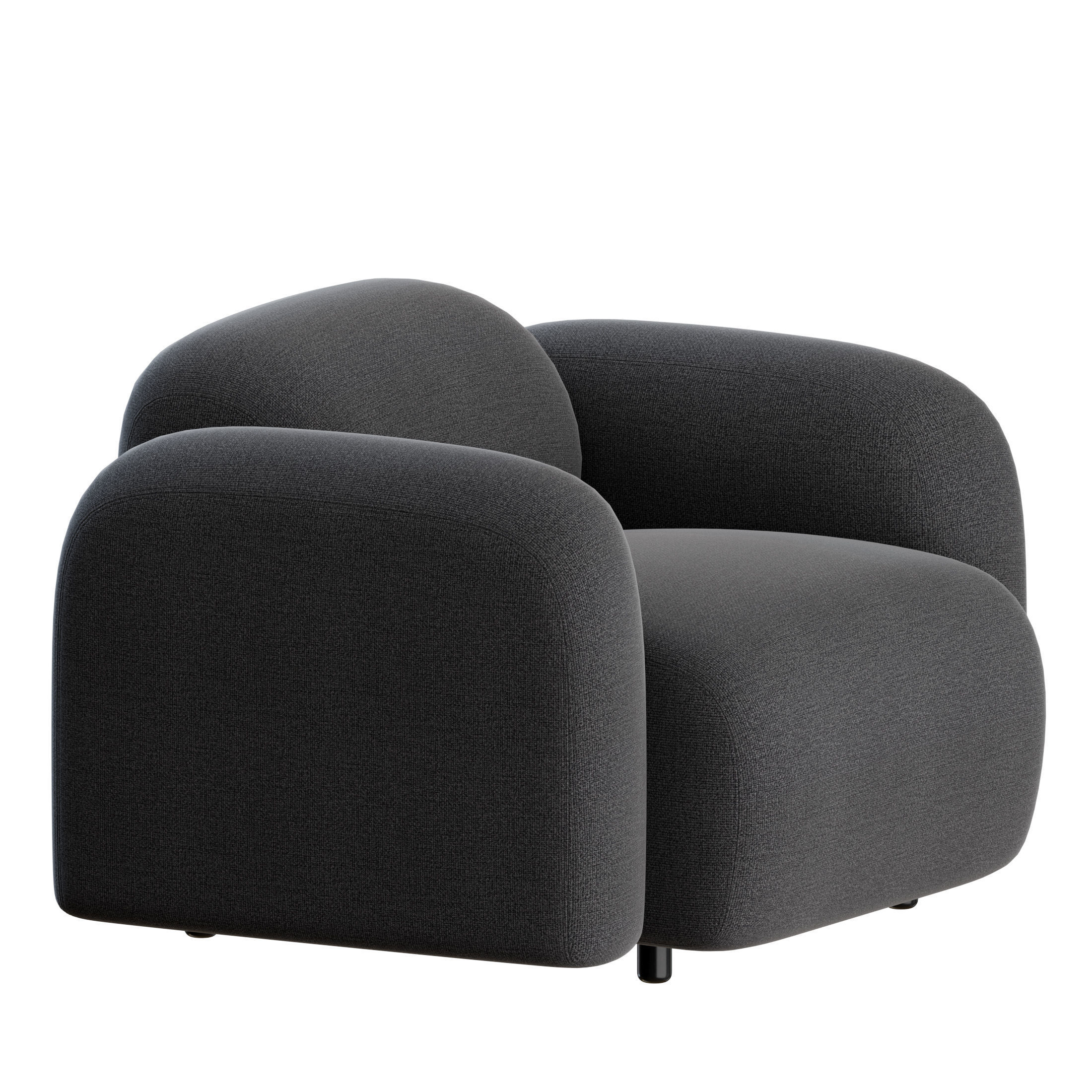Swell Armchair by Normann Copenhagen 3D model_3