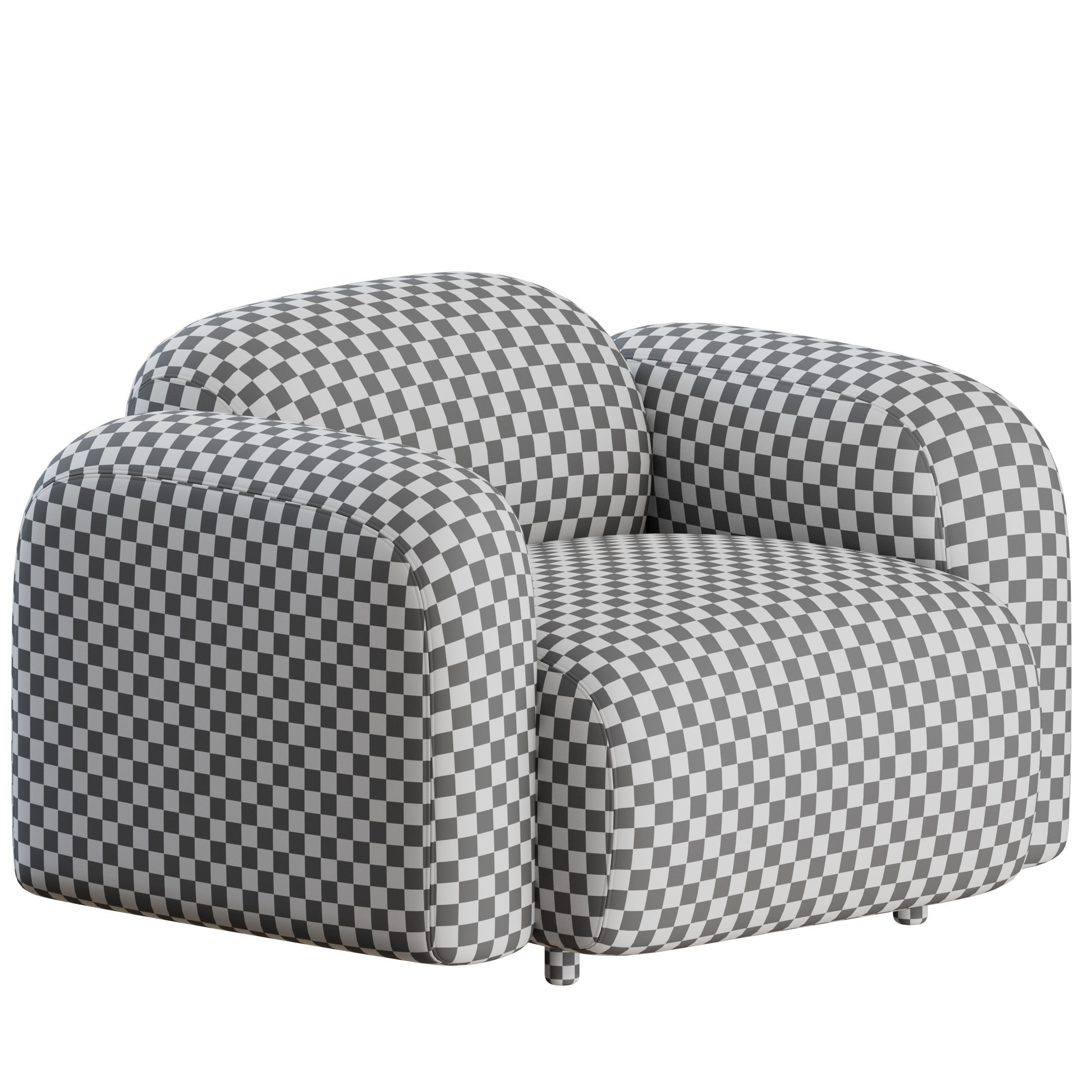 Swell Armchair by Normann Copenhagen 3D model_5