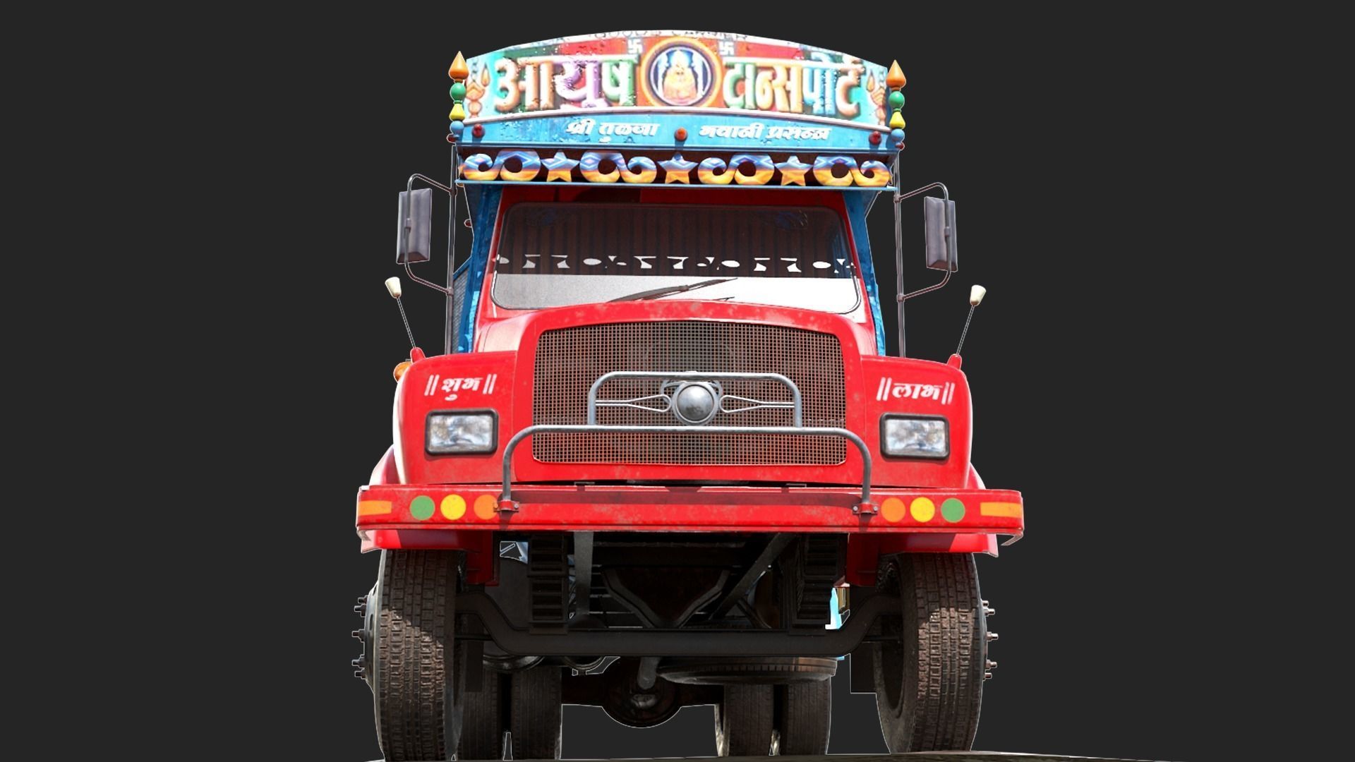 TATA SE 1613 Water Tanker 3D model_7