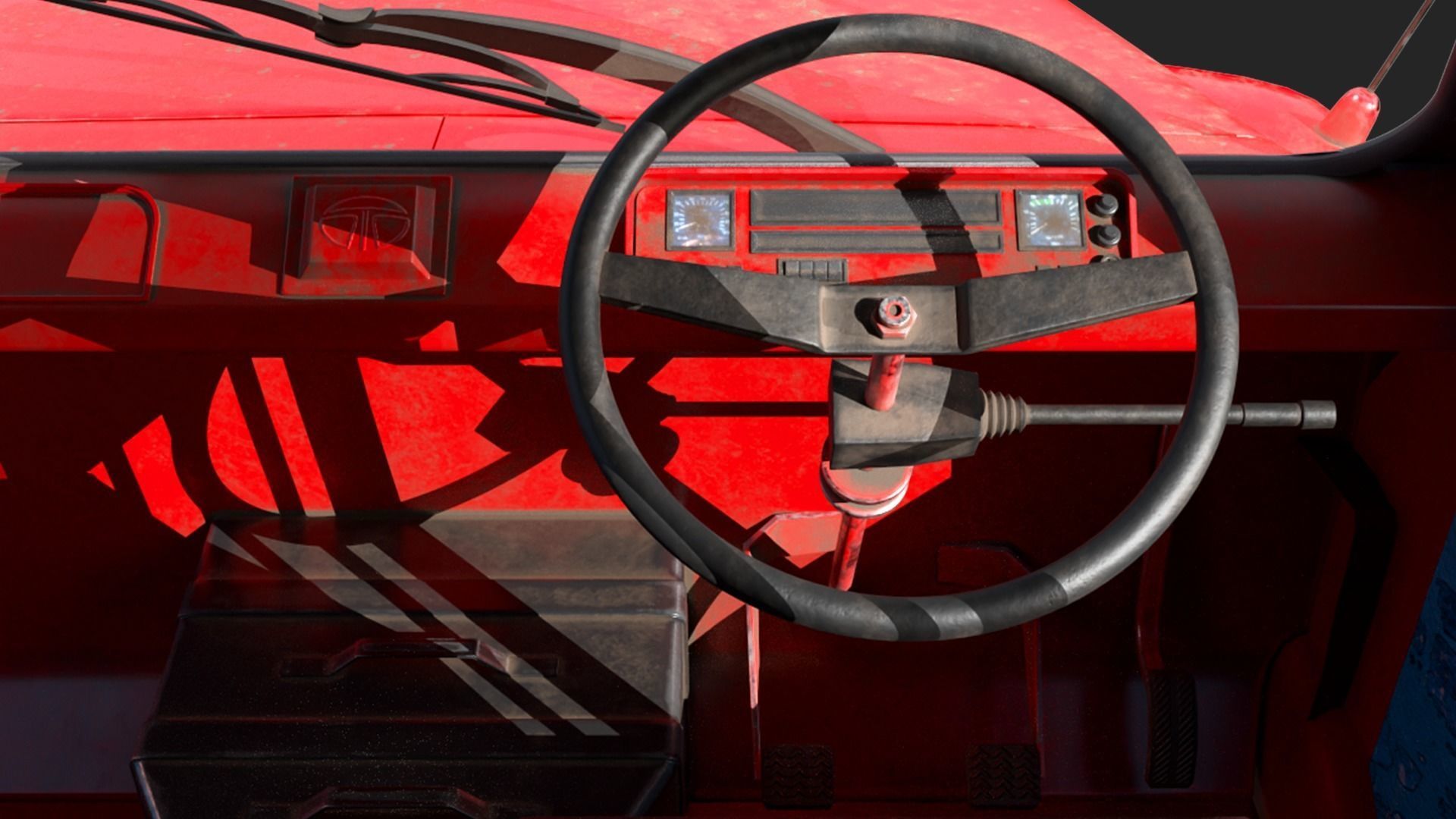 TATA SE 1613 Water Tanker 3D model_8