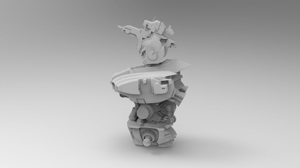 Dark Egnies Bust 3D model_55