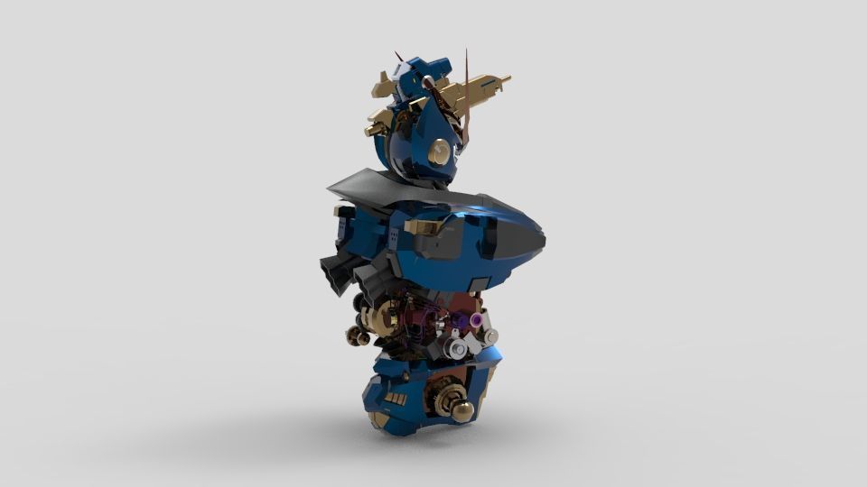 Dark Egnies Bust 3D model_3