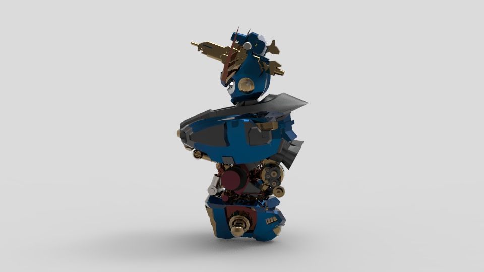 Dark Egnies Bust 3D model_6