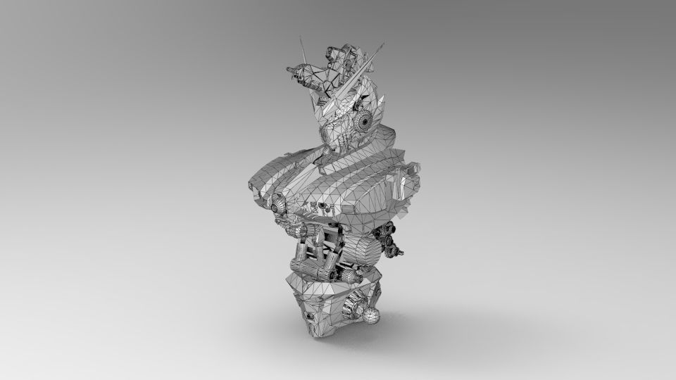 Dark Egnies Bust 3D model_31