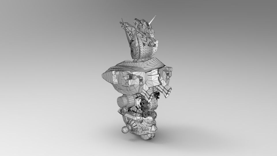 Dark Egnies Bust 3D model_36