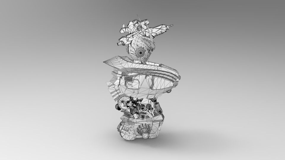 Dark Egnies Bust 3D model_25