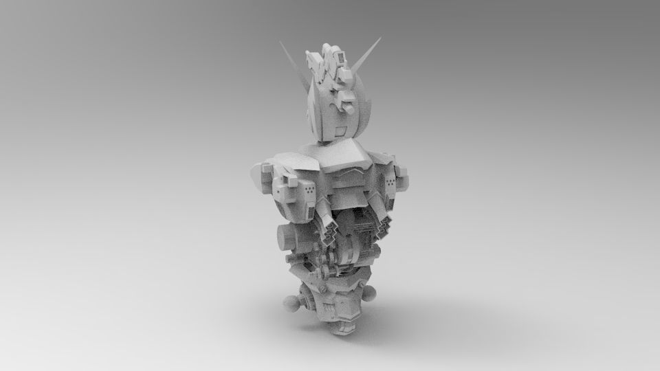 Dark Egnies Bust 3D model_41