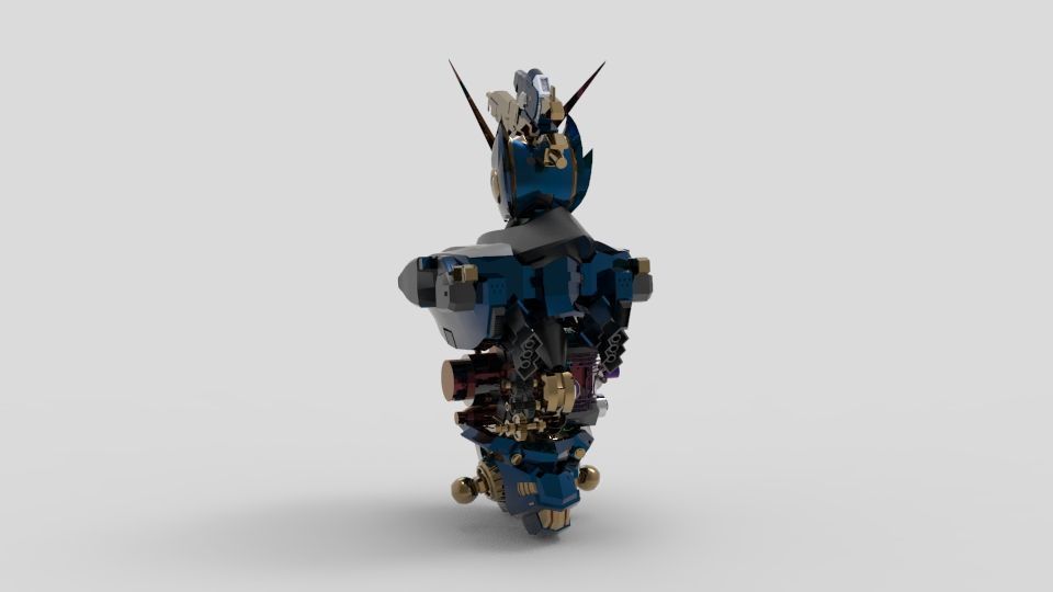 Dark Egnies Bust 3D model_9