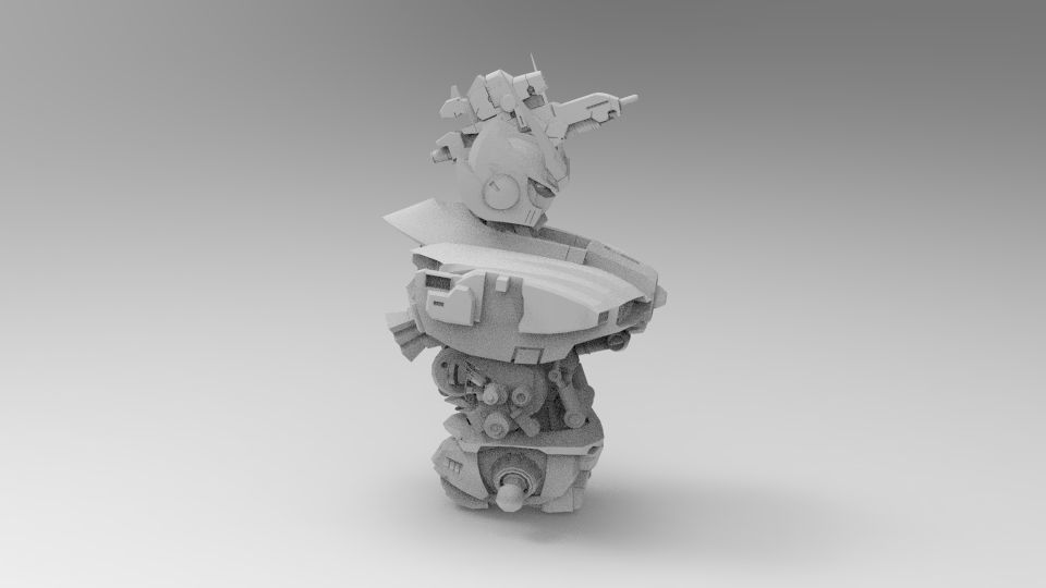 Dark Egnies Bust 3D model_47