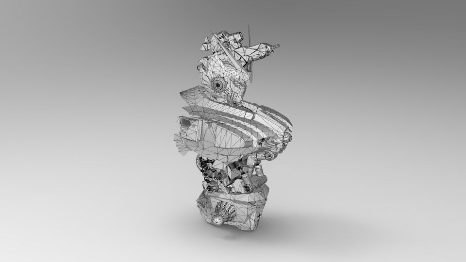 Dark Egnies Bust 3D model_27