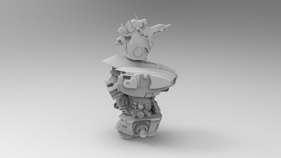 Dark Egnies Bust 3D model_46