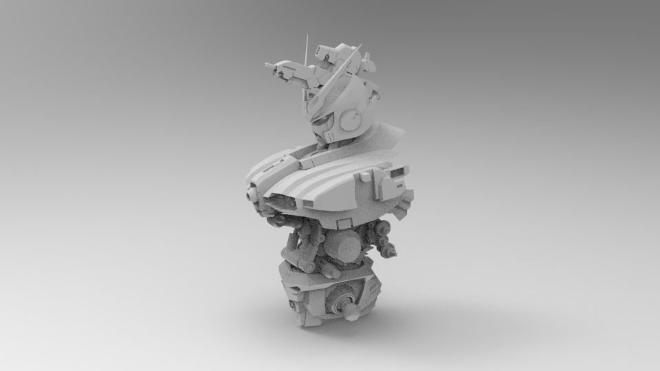 Dark Egnies Bust 3D model_53